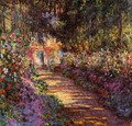 The Flowered Garden - Claude Oscar Monet