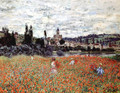 Poppies Near Vetheuil - Claude Oscar Monet