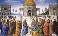 Christ Handing the Keys to St Peter 1481-82 - Pietro Vannucci Perugino