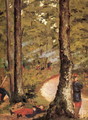 Yerres Soldiers In The Woods - Gustave Caillebotte