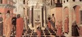 Three Episodes from the Life of St Benedict (2) 1475 - Neroccio (Bartolommeo) De