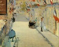Rue Mosnier with Flags 1878 - Edouard Manet