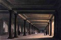 Colonnade under Trinity College Library, Cambridge, from 