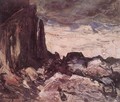 Rocky Landscape c. 1920 - Janos Vaszary