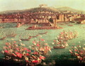 The fleet of King Charles III 1716-88 of Spain before the city of Naples - Antonio Joli