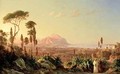 Palermo with Mount Pellegrino - Carl Wilhelm Goetzloff