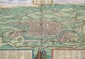 Map of Rome from Civitates Orbis Terrarum 3 - (after) Hoefnagel, Joris