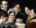 The Dubufe Family in 1820 - Claude-Marie Dubufe