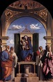 Madonna and Child Enthroned with Saints - Giovanni Battista Cima da Conegliano