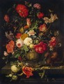 Vase of Flowers - Abraham Mignon