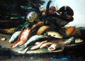 Still Life with Dead Fish and Game - Giuseppe Recco