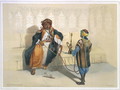 An Arab Sheikh Smoking, illustration from The Valley of the Nile, engraved by Saint Germain, pub. by Lemercier, 1848 - Emile Prisse d