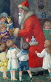 Father Christmas with Children - Karl Roger