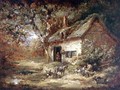 Cottage Door with a Donkey - George Morland