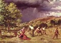 A Thunder Shower 1859 - James Thomas Linnell
