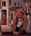 The Healing of the Possessed predella panel from the Altarpiece of the Transfiguration 1445-52 - Bernat (Bernardo) Martorell