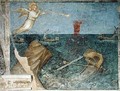 The Second Angel of the Apocalypse Creating a Storm 1360-70 - Giusto di Giovanni de' Menabuoi