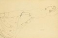 Liegender Akt nach rechts 2 - Gustav Klimt