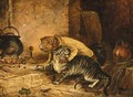 The cat's paw - (after) Landseer, Sir Edwin