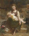 Jeune femme et enfant - William-Adolphe Bouguereau