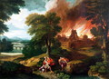 The Burning of Troy - Nicolas Poussin