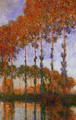 Poplars on the Banks of the River Epte Sunset 1891 - Claude Oscar Monet