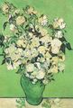Still Life Pink Roses In A Vase 1890 - Vincent Van Gogh