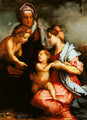 Madonna and Child with SS Elizabeth and the Young John (The Medici Holy Family) - Andrea Del Sarto