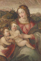 The Madonna and Child with the Infant Saint John the Baptist in a landscape - Florentine School