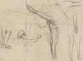 Danseuse--six croquis - Edgar Degas