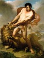 Hercules And The Nemean Lion - Italian School