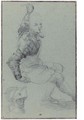 Seated Man In Armour With A Helmet - Federico Fiori Barocci
