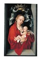 The Virgin And Child Crowned By Angels, In A Window Embrasure - Martin Schongauer