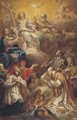 The Virgin Presenting Barnabite Saints To The Holy Trinity - Sebastiano Conca