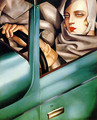 Autoportrait (Tamara in the Green Bugatti) 1925 - Tamara de Lempicka
