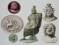 Representations of Zeus, Jupiter or Jove, plate 51 from 'Le Costume Ancien et Moderne' - G. Bramati