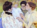 Women Admiring a Child, 1897 - Mary Cassatt