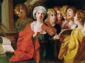 St Cecilia with a Choir - Domenichino (Domenico Zampieri)