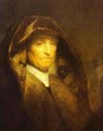 Portrait of the Artist's Mother - Rembrandt Van Rijn