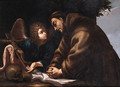 St Francis of Assisi in Meditation - Neapolitan School