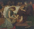 Jesus washing Peter's feet - (after) Ford Madox Brown