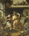 An alchemist's workshop - Cornelis De Man