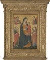 The Madonna And Child With Saints - Italian School