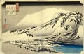 Snow On Mount Hira - Utagawa or Ando Hiroshige