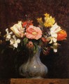Flowers, Camelias and Tulips - Ignace Henri Jean Fantin-Latour