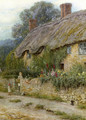 A Mother And Child Entering A Cottage - Helen Mary Elizabeth Allingham, R.W.S.