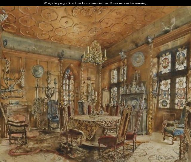 Renaissance Interior Rudolph Von Alt Wikigallery Org