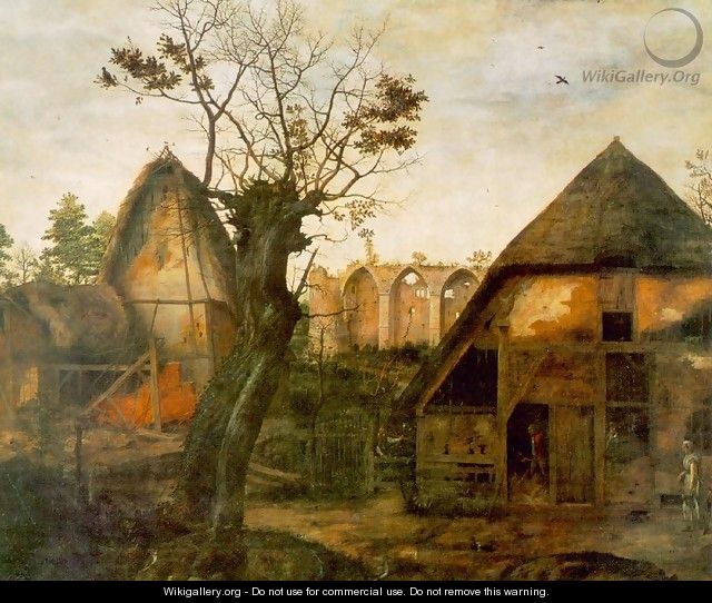 Landscape with Farm 1564 - Cornelis Van Dalem