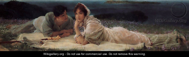 A World Of Their Own - Sir Lawrence Alma-Tadema