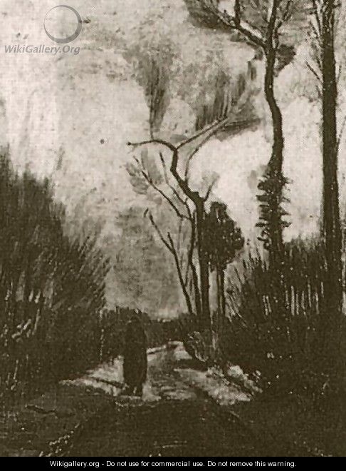 Lane In Autumn - Vincent Van Gogh